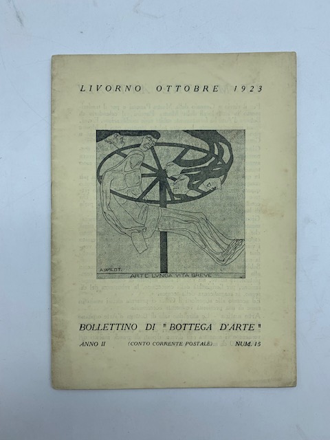 Bollettino di Bottega d'Arte, num. 15, ottobre 1923 [Giacomo Vespignani, Giuseppe Guidi, Mario Puccini]